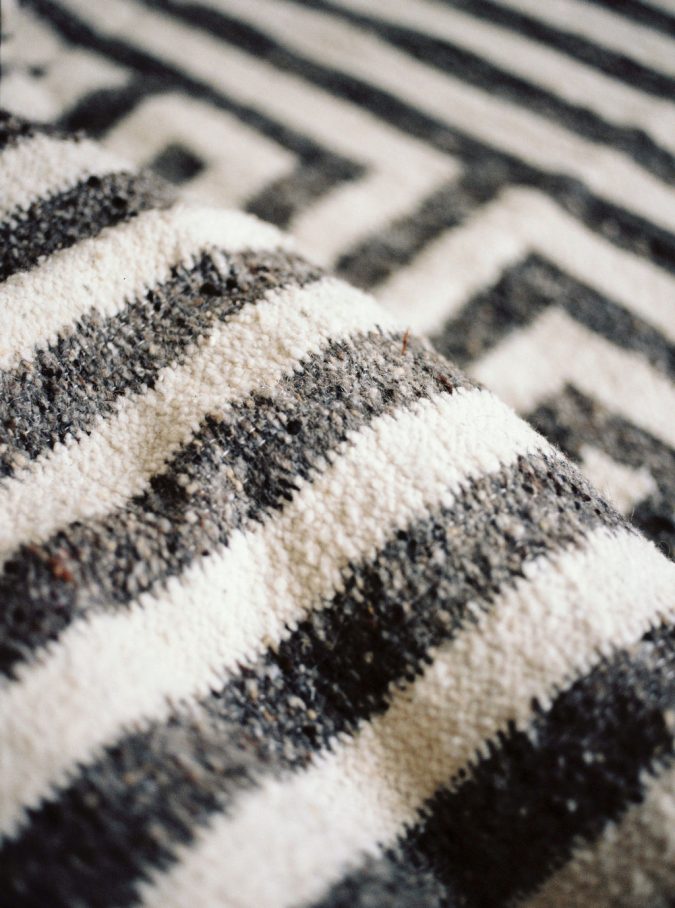 que onda vos rugs laberinto handwoven hand-spun wool